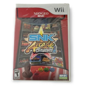 SNK Arcade Classics, Vol. 1 (Nintendo Wii,‎ 2008) Brand New Factory Sealed